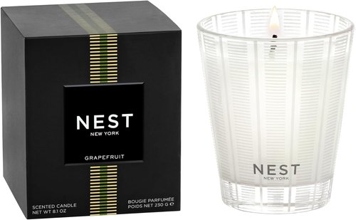 NEST New York Scented Classic Candle - Grapefruit Fragrance | 8.1 oz - Long-Lasting 60-Hour Burn Time
