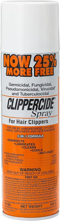 BARBICIDE Clipper Disinfectant Spray - 5-in-1 Cleaner, Lubricant & Rust Preventer | 15oz Professional Spray for Barbers, Stylists & Pet Groomers