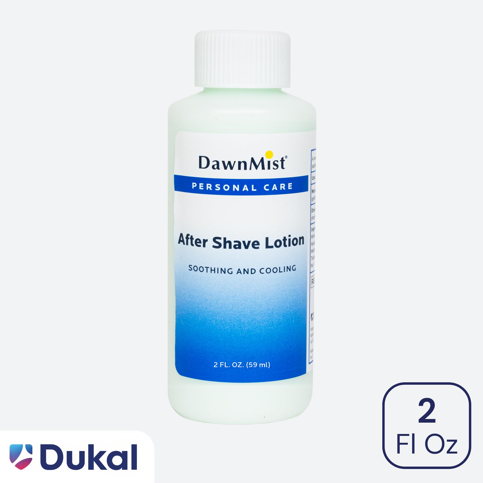 DawnMist Dukal Aftershave Lotion – 2 oz (Pack of 2) | Lightweight, Non-Oily Formula | Soothes & Hydrates Post-Shave | Ideal for Sensitive Skin
