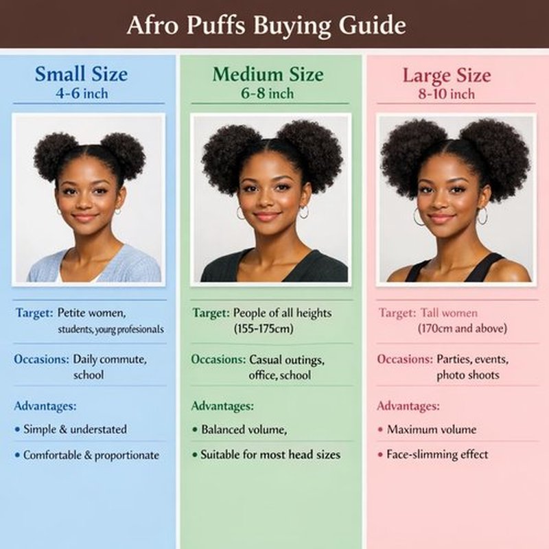 isheeny Afro Puff Ponytail – 2PCS Natural Black Human Hair Bun, Soft & Realistic, Easy Drawstring Design for Daily Styling