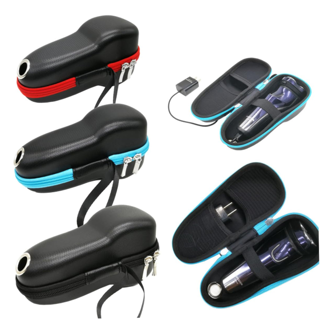 VINTORKY Razor Storage Case Travel Toiletries Organizer Double Zipper Shaver Case