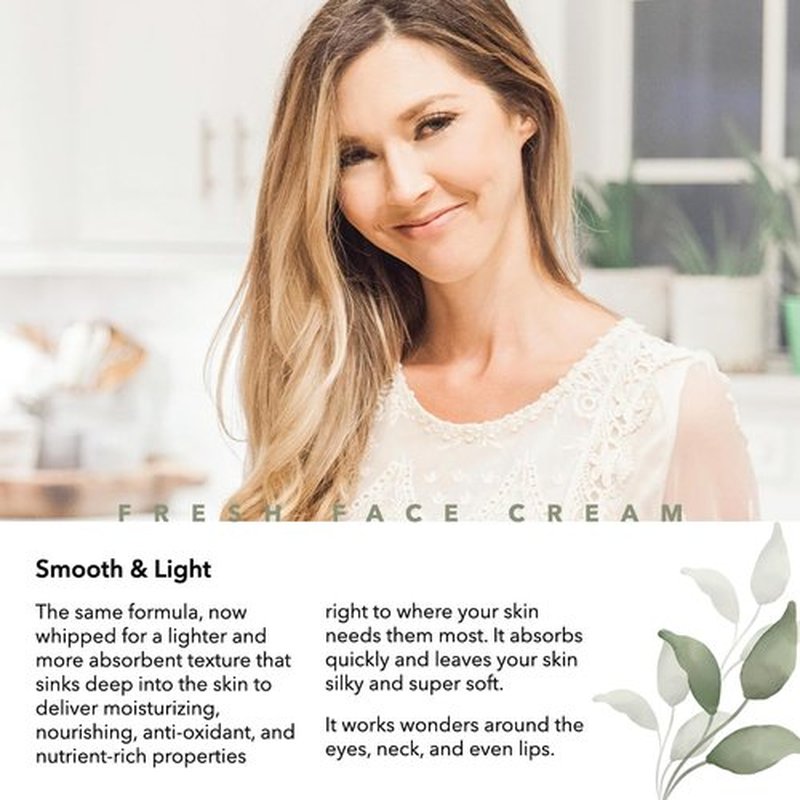 Pretty farm girl Fresh Face Tallow Cream - Anti-Aging & Plumping - Floral & Refreshing Scent - Handmade - All Skin Types - For Around the Eyes, Neck, and Lips.