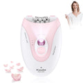 Facial Epilator, Glabours Skin Hair Remover for Women Epilators with LED Light, Two Speed Hair Removal Device, Epilator for Women, Pluxy Facial Hair Removal for Bikini Arm Legs Armpits