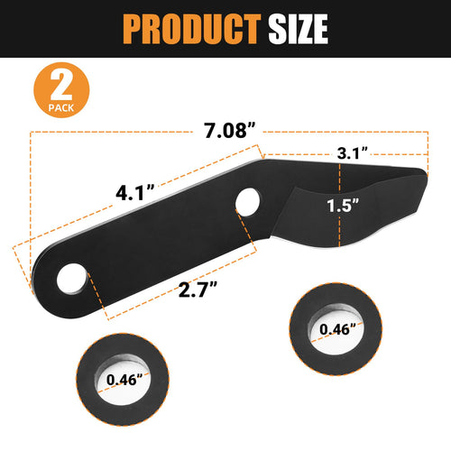 2 PC Steel Lopper Blades Replacement for Fiskars PowerGear 25"/31" & PowerGear 2 27"/32", Coated for Gardening Tools