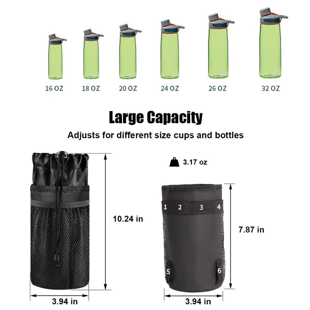 2PC Insulated Bike Water Bottle Holder Bag for Kid Adult with Phone Storage
