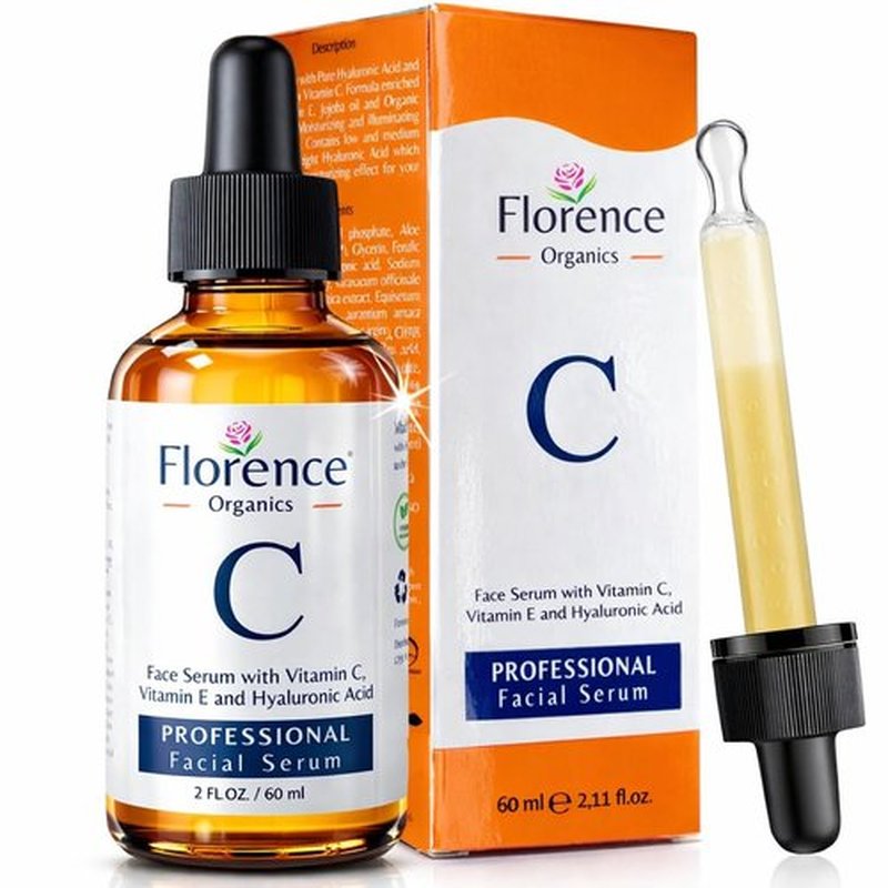 Regine Switzerland Vitamin C Serum - Anti-Aging Formula with Hyaluronic Acid & Vitamin E | 2 Fl Oz