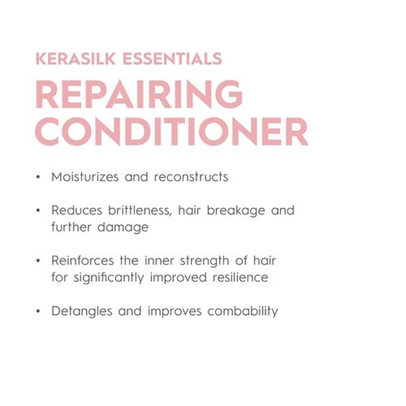 KERASILK Repairing Conditioner - Deep Nourishment for Damaged Hair | 33.8 Fl Oz