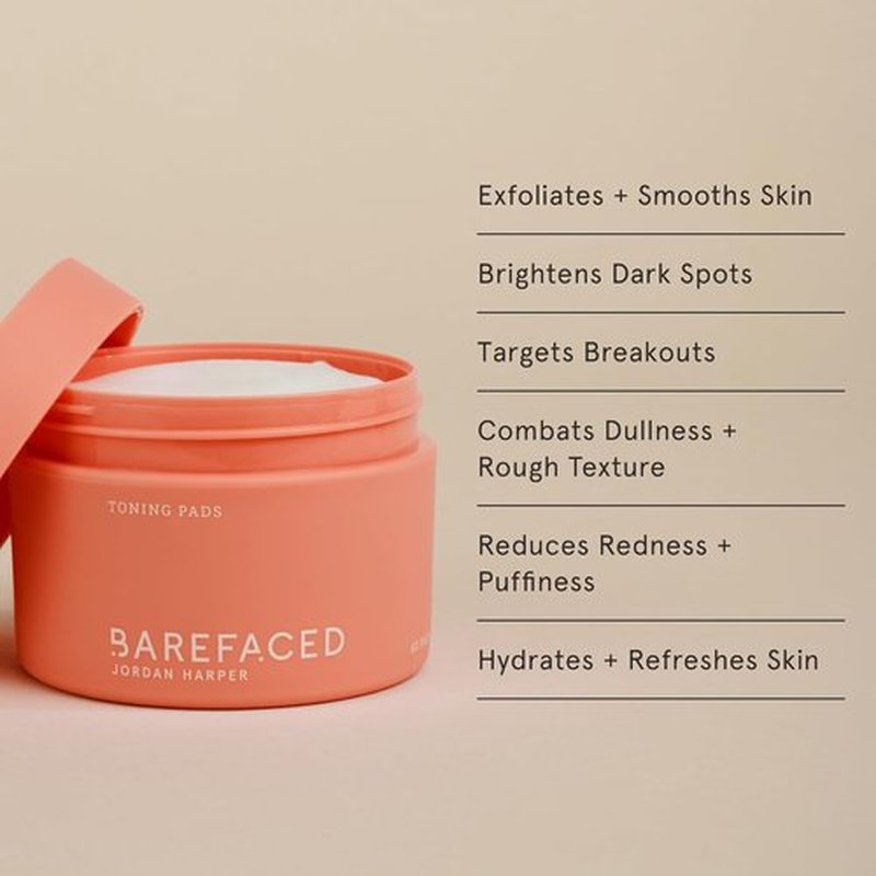 Barefaced Minimalist Kit - Toning Pads & 10-in-1 Skin Booster | Achieve Smoother, Brighter Skin