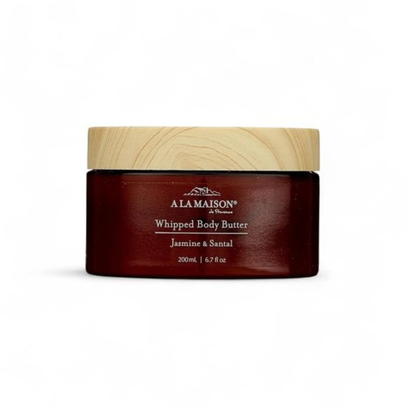 A LA MAISON Whipped Body Butter - Jasmine & Santal | Ultra-Rich Shea Moisturizer with Argan & Jojoba Oils - 6.7 oz