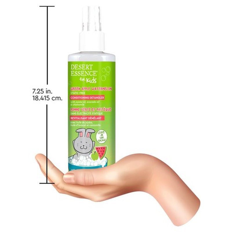 Desert Essence Kids Conditioning Detangler Spray - Vegan & Gluten-Free | 8.0 fl oz - Smooth, Shiny Hair