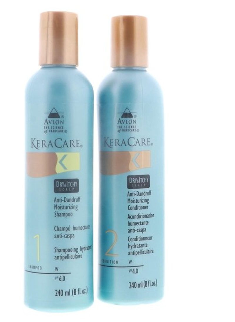 Avlon Keracare Dry Itchy Scalp Shampoo & Conditioner Set - Soothes & Nourishes | 12 oz Each