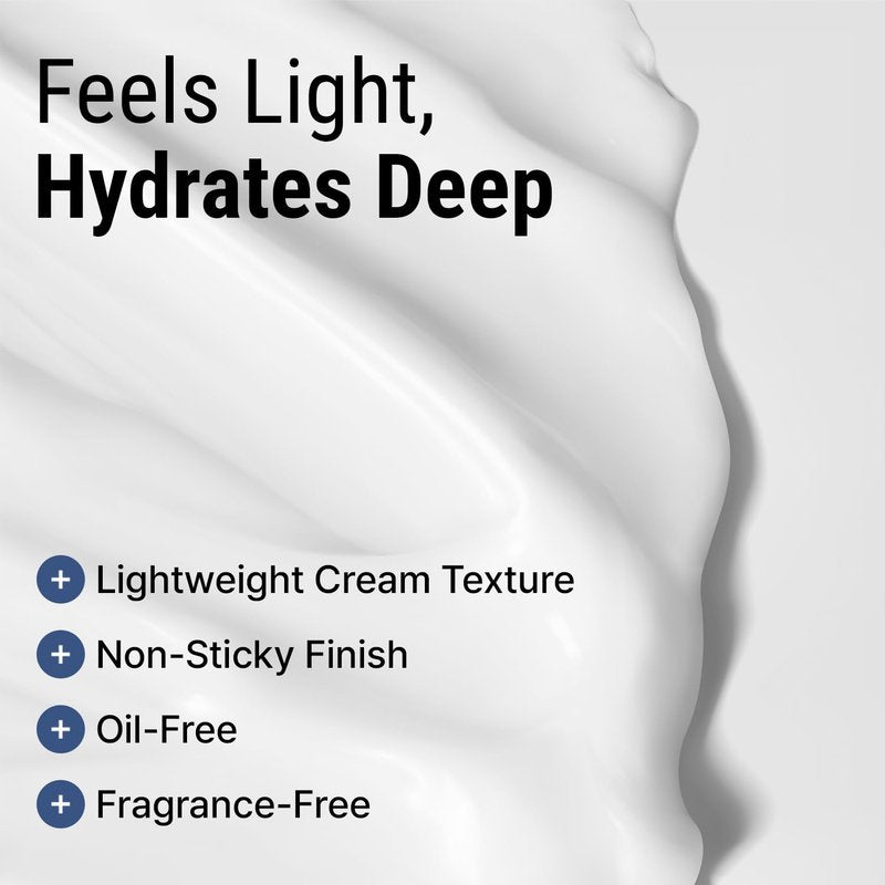 varuza Ultra Moisturizing Derma Facial Cream with 17 Amino Acids Vegan Nano Liposome Cream Low Molecular Weight Hyaluronic Acid Oil Free (Ultra Moisturizing Derma Cream x 2EA)