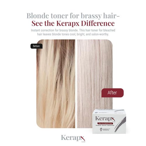 Brass-Free Hydration Hair Mask - Deep Moisture & Repair for Dry, Damaged Hair | 4.76 fl oz