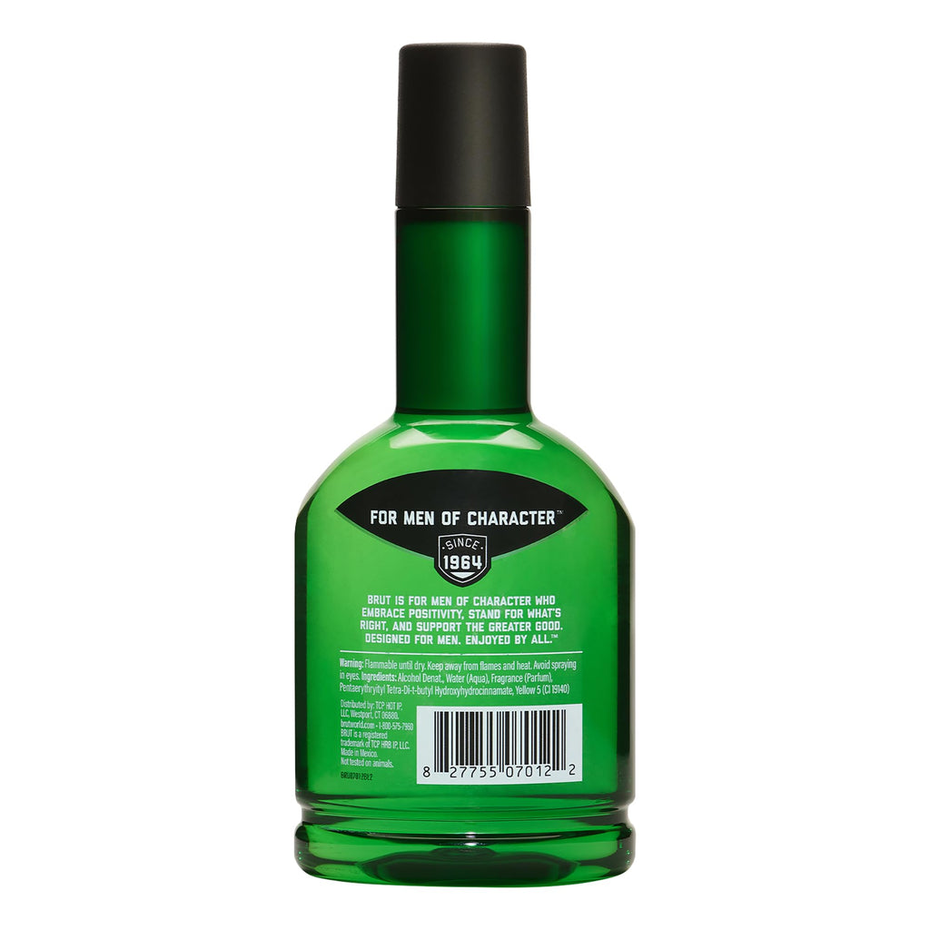 Brut Splash-On Original Fragrance - Bold, Masculine Cologne for Men - Long Lasting Mens Fragrance With Spicy Woods, Floral, and Citrus Notes - 7 oz