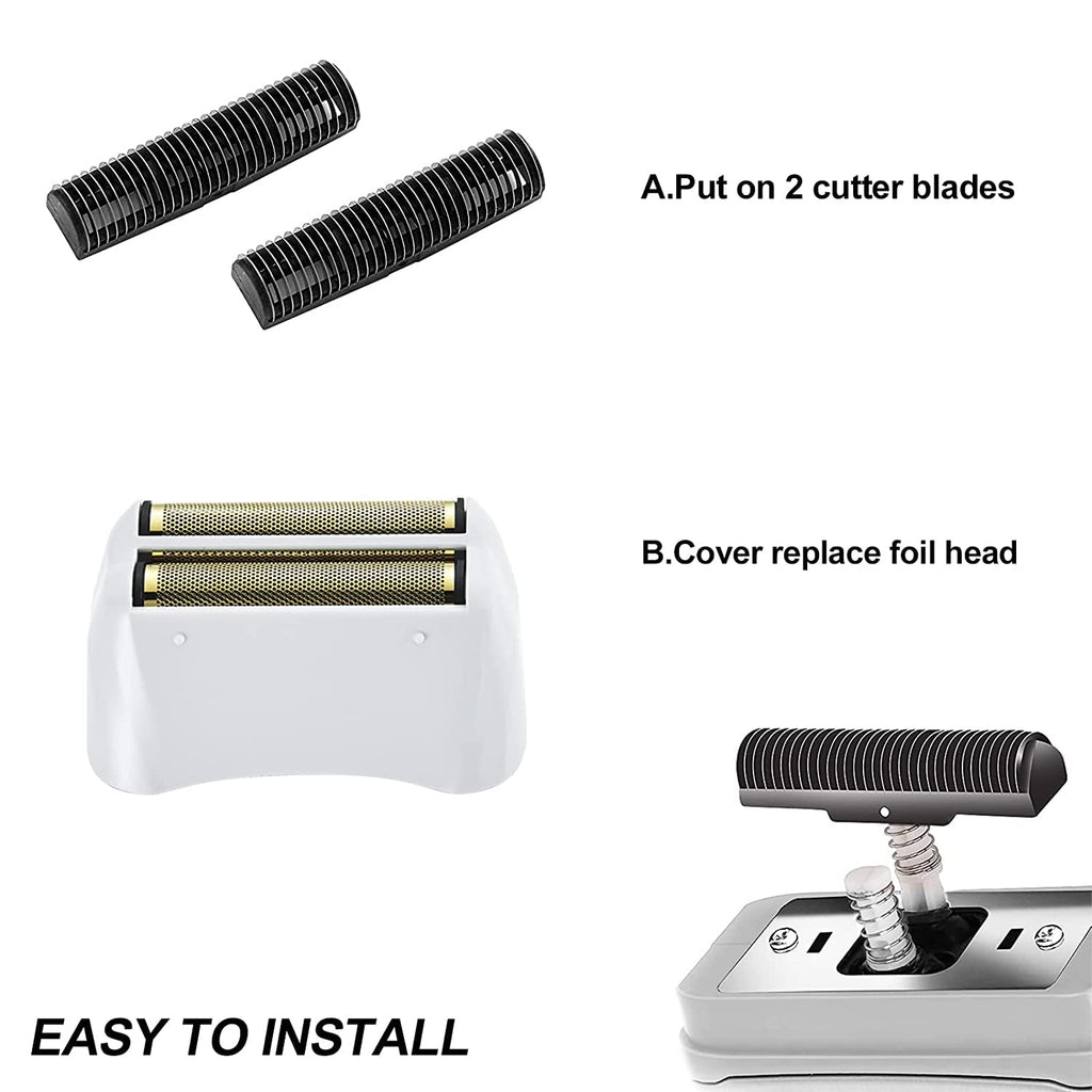 Pro Shaver Replacement Foil and Cutters Compatible With Andis #17155 & #17150#17200 Shaver Pro Foil (andis-sliver-3packs)
