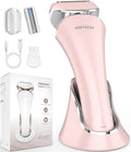 PRITECH Electric Razor for Women Wet/Dry Electric Shaver for Women Pink