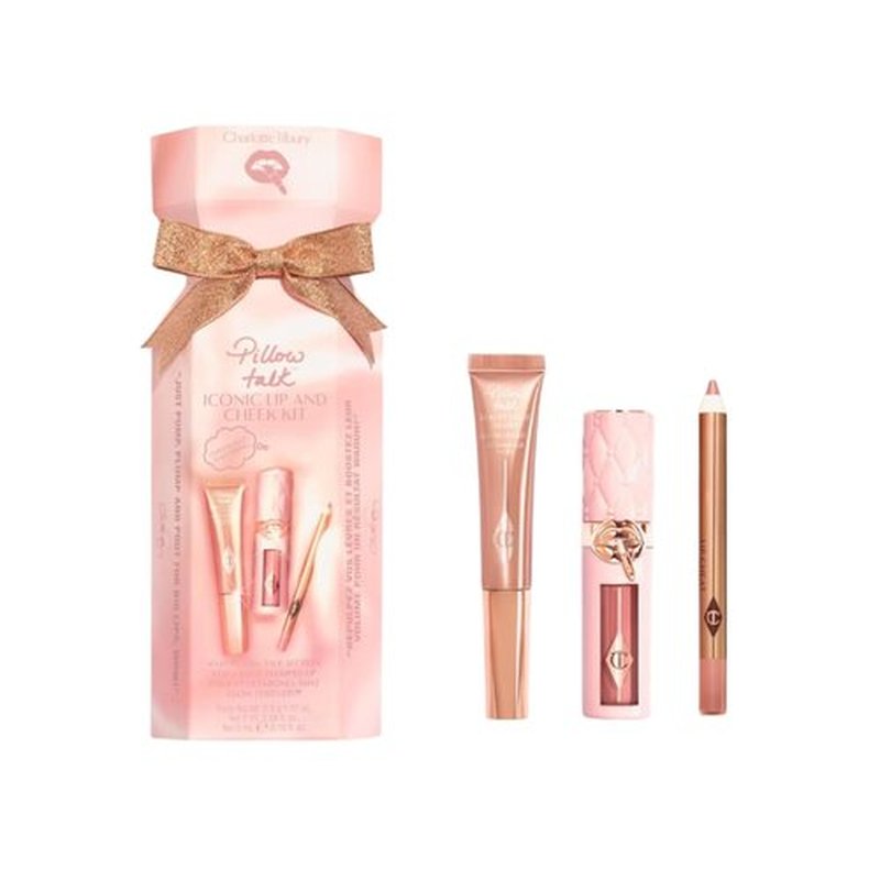 Charlotte Tilbury Pillow Talk Lip And Cheek Kit - Iconic Makeup Set For Flawless Looks