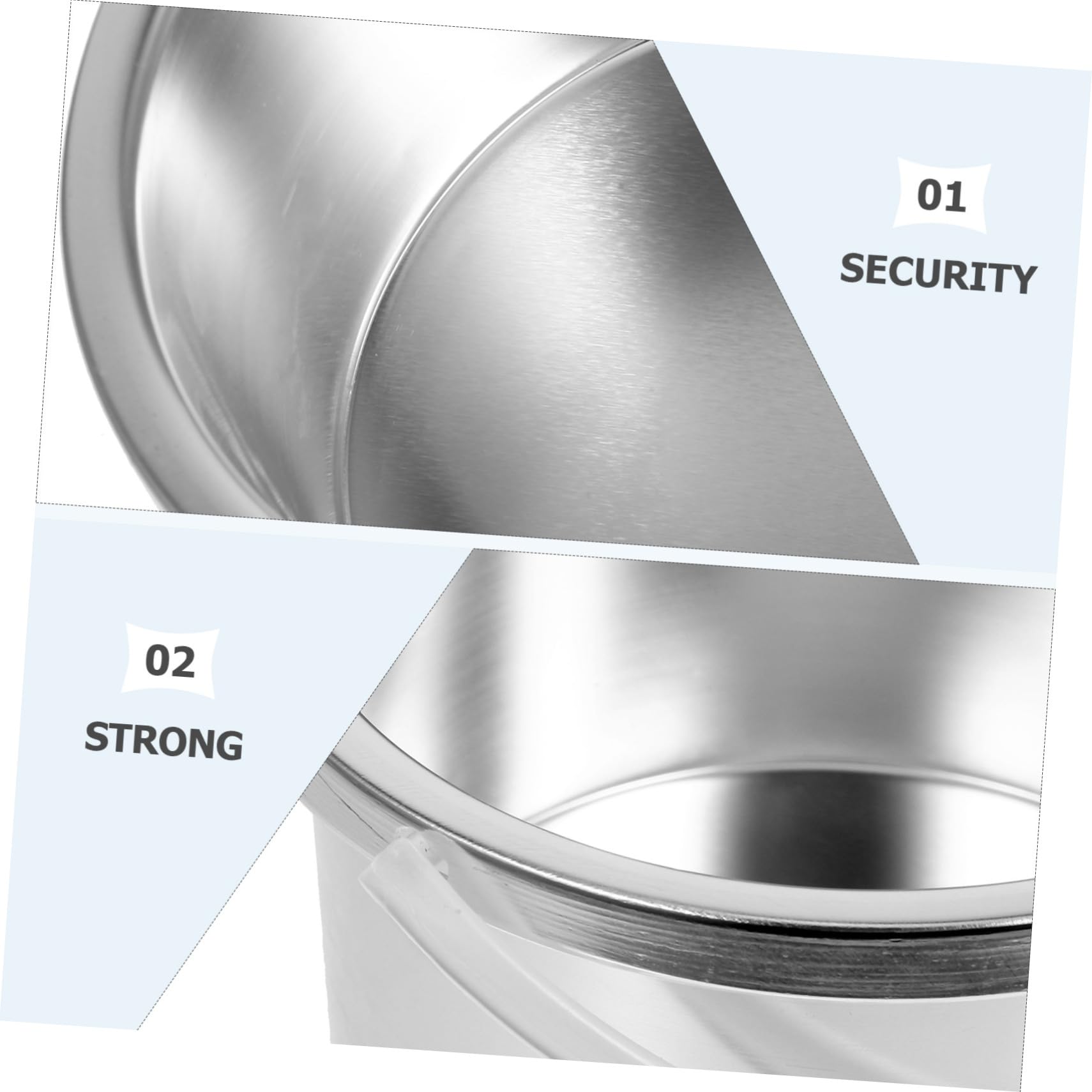 BATHVEVE Wax Melting Pot Replacement Aluminum Inner Pot for Hair Removal Small Size Easy to Wax Machines