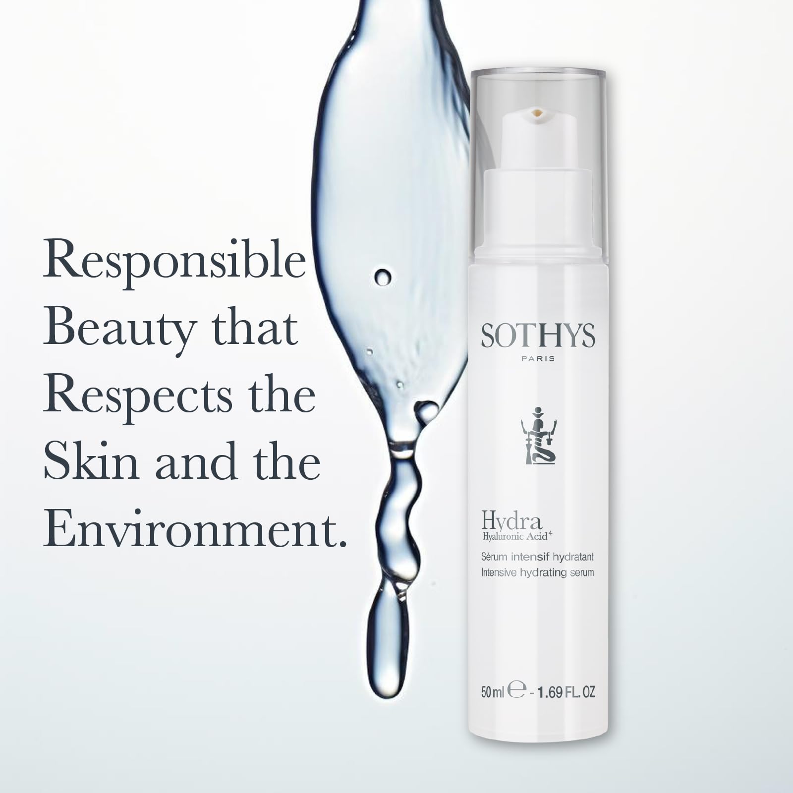 SOTHYS Hydrating Intensive Serum | Hyaluronic Acid Serum for Intense Moisturizing and Anti-Aging Barrier | For All Skin Types