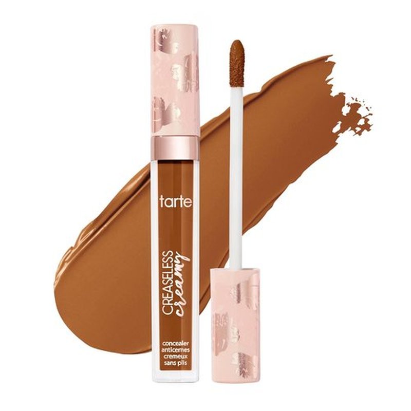 Tarte Creaseless Creamy Full-Coverage Concealer - Waterproof, Hydrating Formula with Vitamin E & Niacinamide for Dark Circles & Blemishes