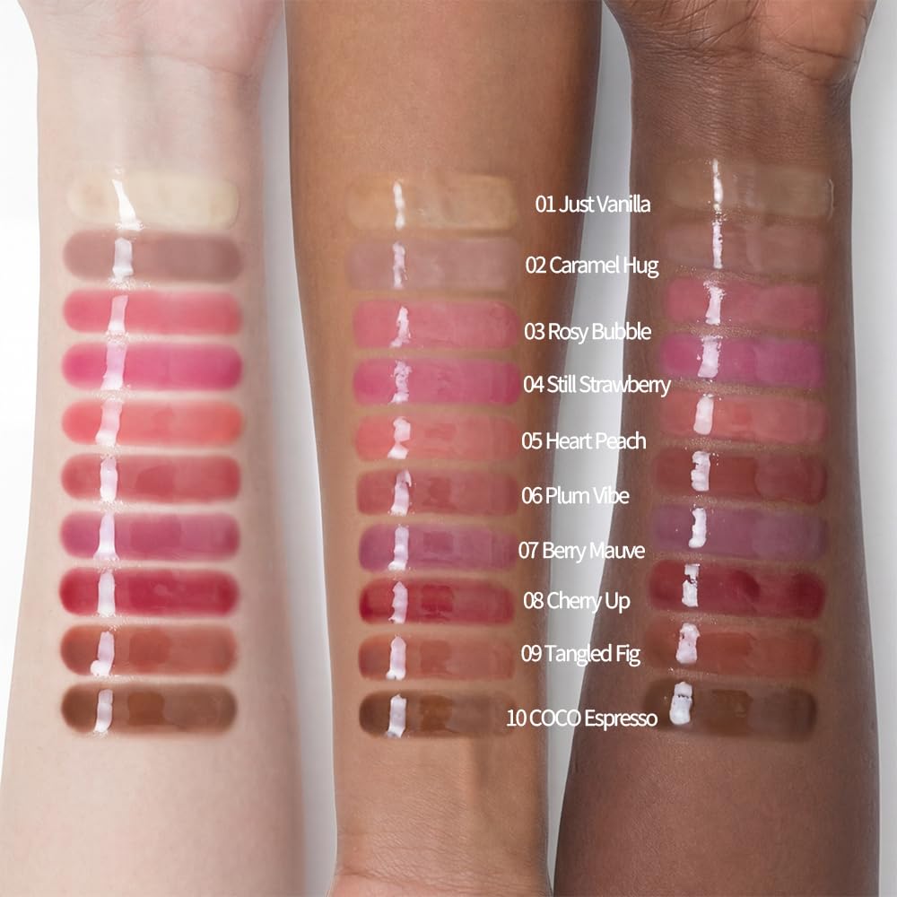 VIDIVICI Peptide Butter Tint Balm | 10 Color Variants, Korean Moisturizing Lip Tint with Melting Peptide Complex™ & Sheer Tinted Glow - 06 PLUM VIBE (12g, 0.42Oz)