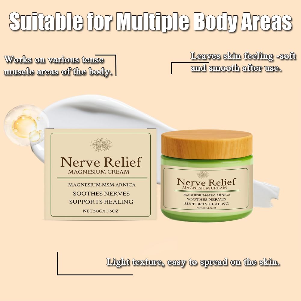 Vingtank Nerve Relief Magnesium Cream with Arnica and Msm