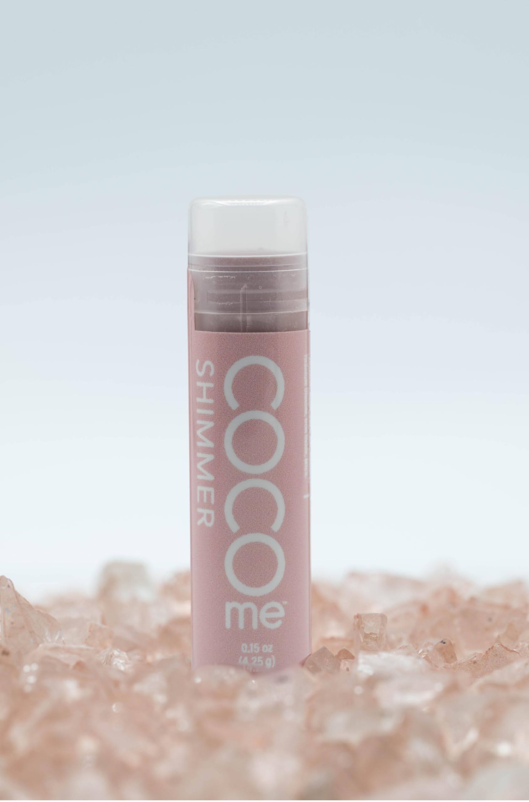 CocoMe Color Tinted Lip Balm (Shimmer) -All Natural Organic Coconut Oil and Beeswax for moisture and nourishment