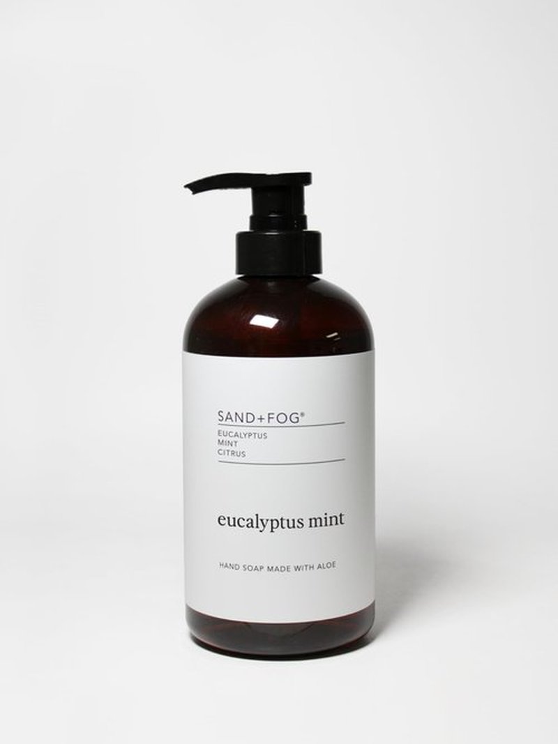 Sand + Fog Eucalyptus Mint - Scented Liquid Hand Soap - Moisturizing Hand Soap - Made with Aloe - Paraben Free- 20 oz