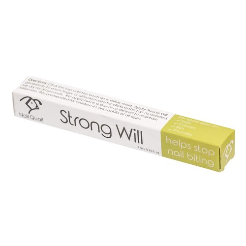 Nail Quail - Strong Will Anti-Nail Biting Click Pen, 7ml, Made in USA