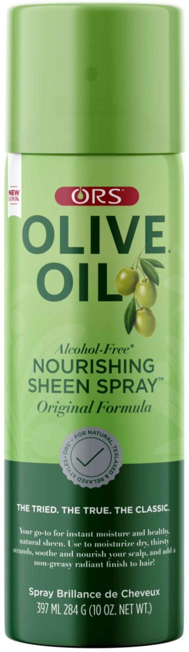 ORS Olive Oil Nourishing Sheen Spray Original Moisturizes Hair for Healthy Sheen 10 Ounce