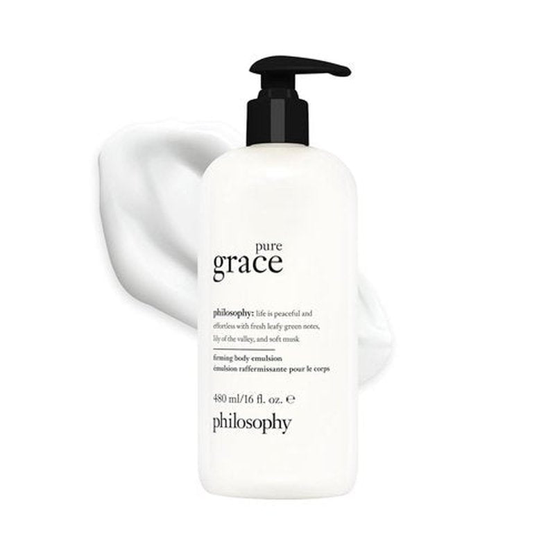 Philosophy Pure Grace Firming Body Emulsion - Luxury Scented Lotion with Shea Butter & Natural Oils for Fast Absorption - Soft, Smooth Skin