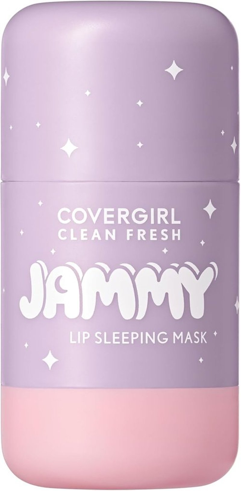 COVERGIRL Clean Fresh Jammy Lip Sleeping Mask - Lavender Scent with Avocado & Grape Seed Oils | 10 Whipped Lavender