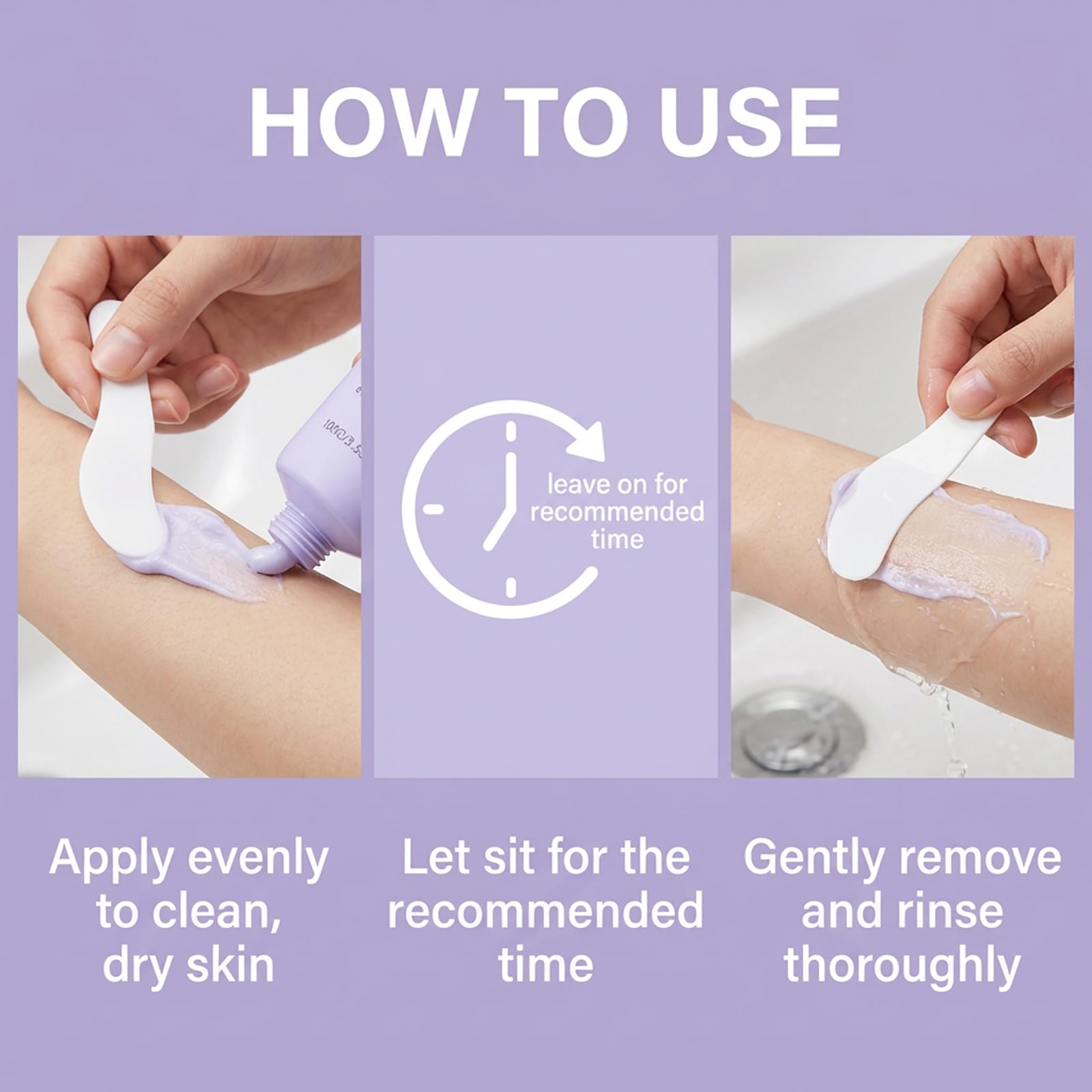 Snatched Hair Removal Cream,Body Cream Gentle Hair Remover for Woman Aged 65+,Gentle Hair Removal for Body Parts, 3.38 fl oz