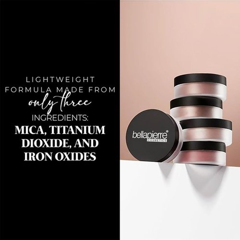 Bellapierre Mineral Blush - Lightweight Loose Powder Cheek Color, Talc-Free & Hypoallergenic - 0.3 oz - Desert Rose