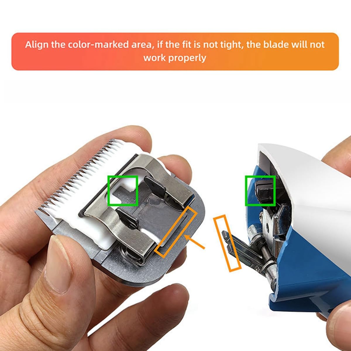 SUNISSA Detachable Pet Dog Grooming Clipper Ceramic Blade,Compatible with Andis Size 30 Cut Length 1/50"(0.5mm),Compatible with Oster A5,Wahl KM Series Clippers