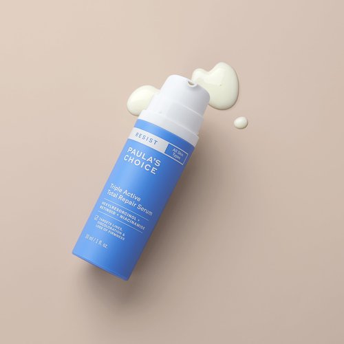 Paula’s Choice RESIST Triple Active Total Repair Serum, 3-in-1 Serum for Wrinkles, Dark Spots & Loss of Firmness with Niacinamide & Retinoid, Fragrance-Free, 1 Fl Oz