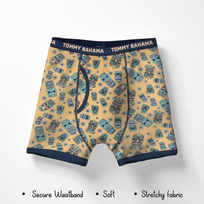 Tommy Bahama Boys Cotton Boxer Briefs - Soft, Tag-Free 5-Pack Underwear for Kids & Toddlers