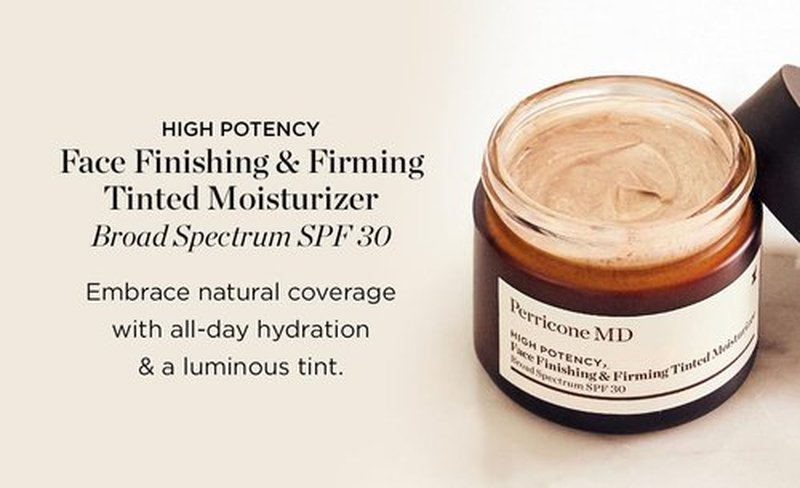 Perricone MD High Potency Face Finishing & Firming Moisturizer - Anti-Aging Hydrating Cream for Women - Vegan, Vitamin E Formula