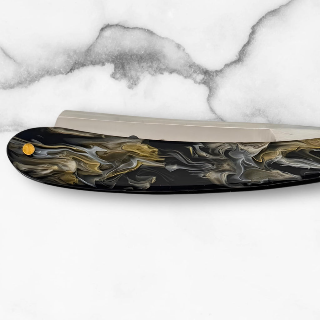 Shaving Straight Edge Razor from Saki Shears (Brown)