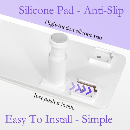Arm Rest for Nails Tech, Adjustable Height Nail Arm Rest Stand Manicure Hand Rest Armrest Anti-Slip