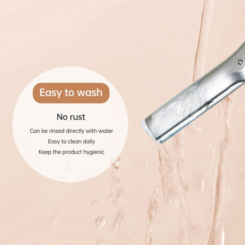 Facial Razor Replacement Blades Be suitable for Twee zerman Stainless steel blade. Pack of 20(No handle included)