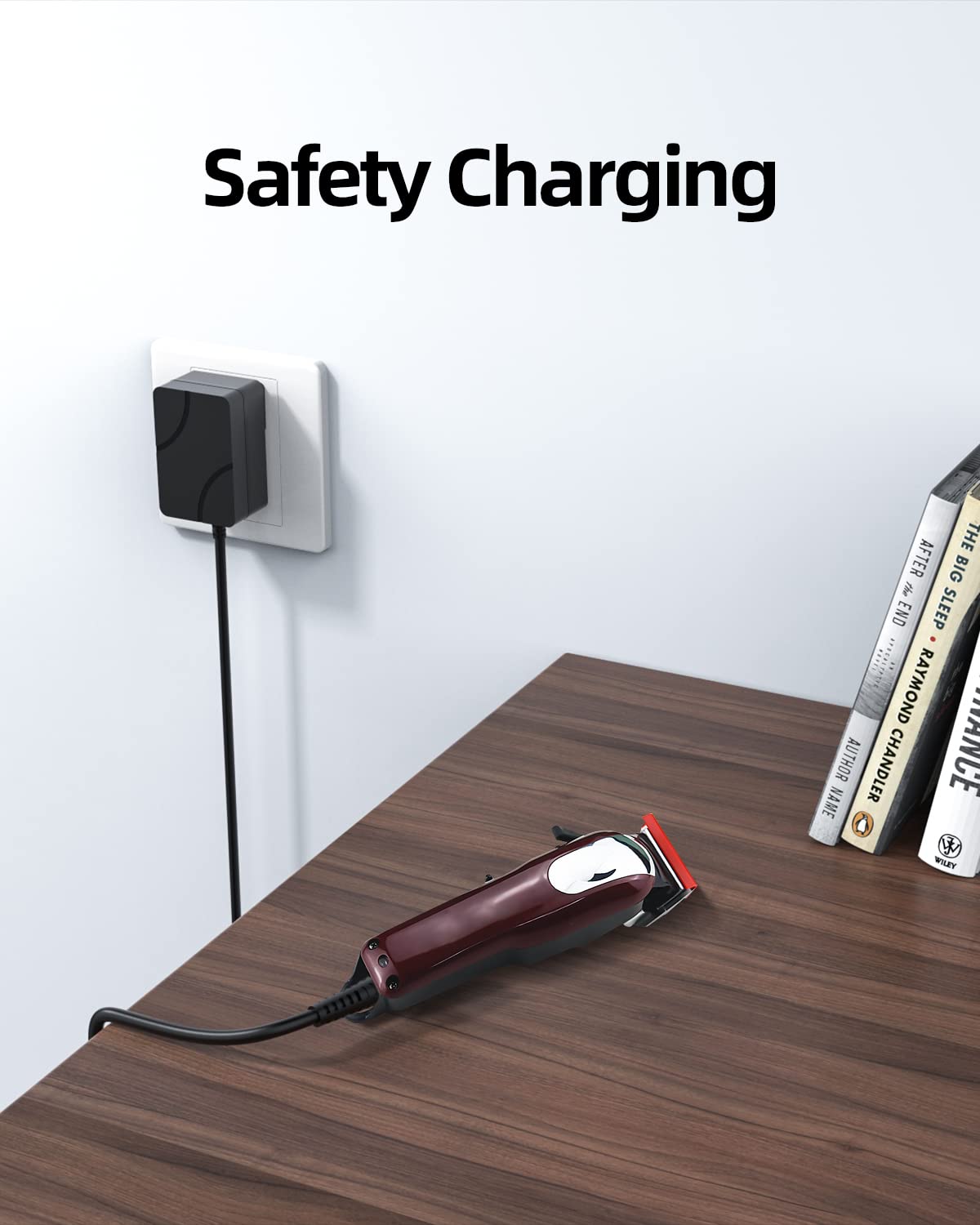 5V Charger Fit for Wahl Magic Clip 8171 8148L1 8504L1 8591L1 97624-002 97624-800 90302-100 97618-2200 ZD018B050200, AC Adapter for Trimmer Hair Clipper Shaver, Easy to Carry