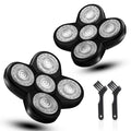 FAMELEC Upgraded Shaver Replacement Blades for Fre* Bi*d Replacement Blades, 5-Blade Rotary Electric Razor Head Shavers for Bald Men, Head Shaver Kit for Freedom, 2 Pack