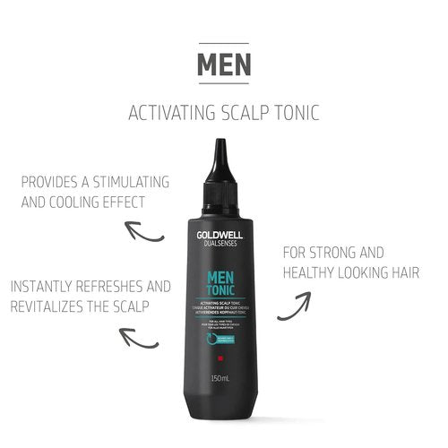Goldwell Dualsenses Men Scalp Tonic - Instantly Refresh & Revitalize, 150mL
