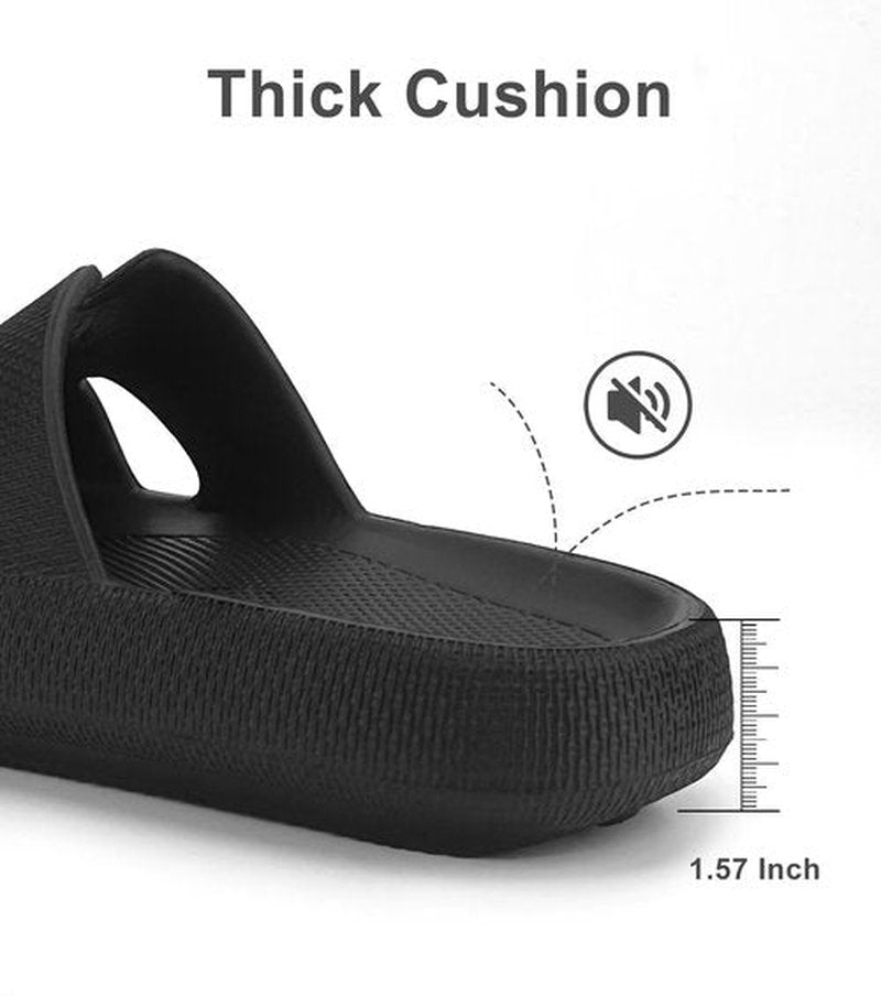 Haifago Cloud Slides for Women Cushion Recovery Pillow Sandals with Arch Support, Memory Foam House Shower Slippers for Woman, Non-Slip Comfort Quick Drying