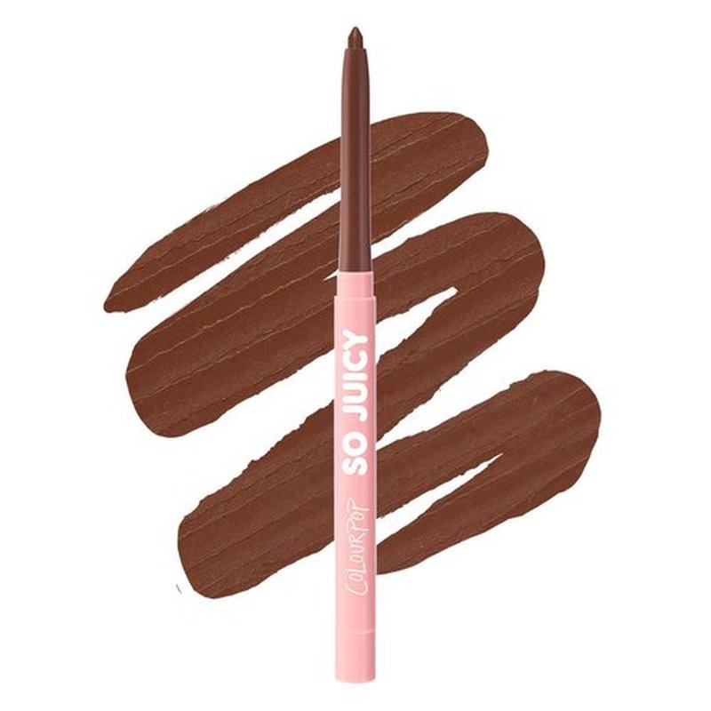 ColourPop So Juicy Plumping Lip Liner - Long-Lasting Formula for Visibly Plumped Lips | Enriched with Ceramides & Peppermint - Slay (0.01 oz)