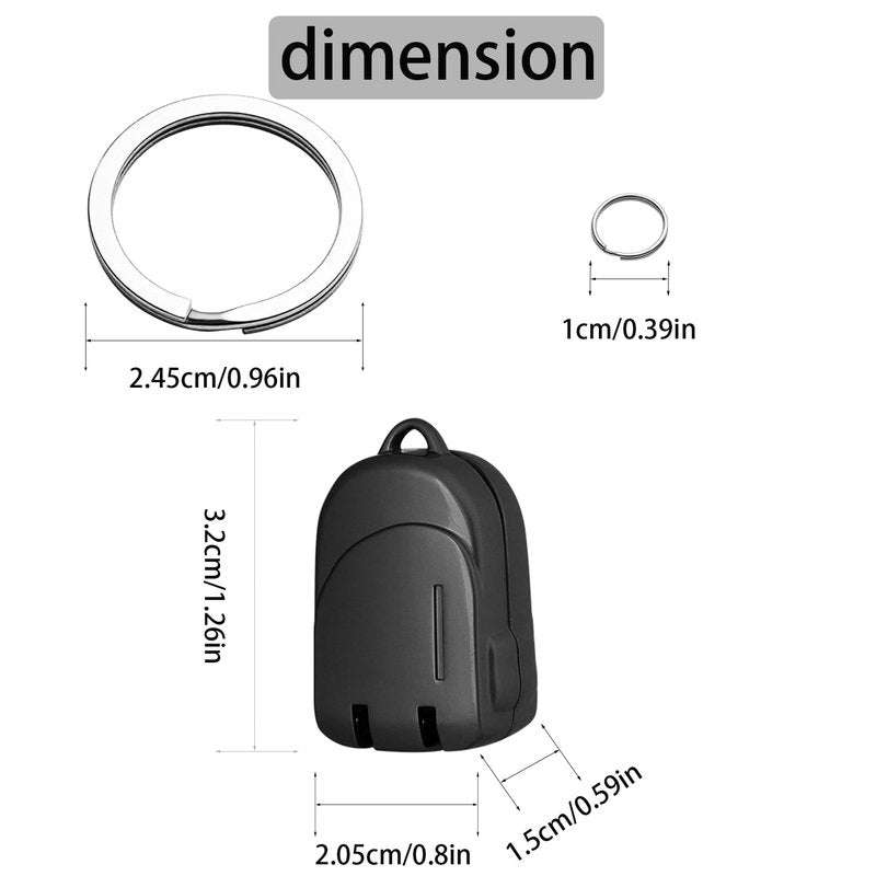 XGIZMOO Portable Folding Mini Nail Clippers,All Metal Compact Small Nail Trimmers with Backpack Patterns,Stainless Steel Nail Clippers Keychain Accessories for Travel,Keychain Nail Clipper