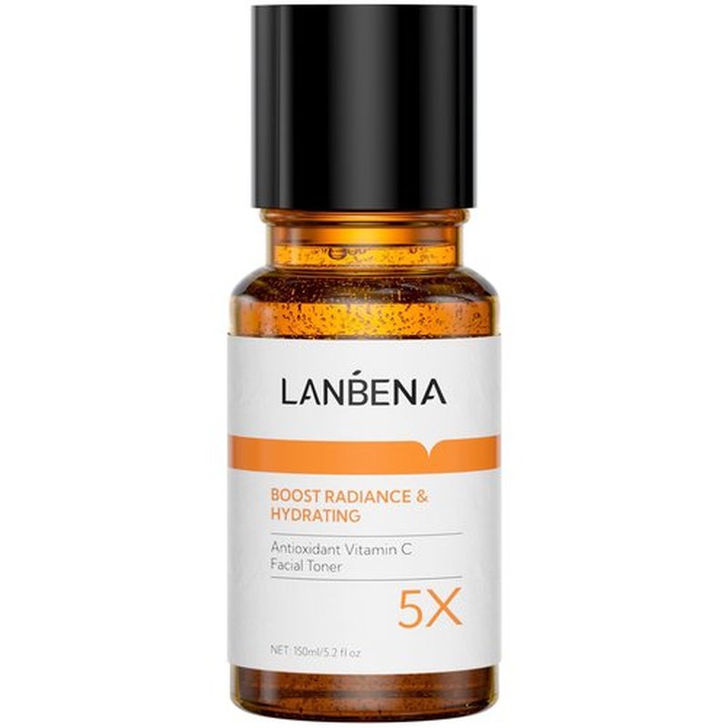 LANBENA Brightening Toner, Facial Toner with Vitamin C for Even Tone, Hydrating Toner for face, Alcohol Free, Boost Radiance, Calming Skin, Refreshing, Fragrance Free - Skincare for Face