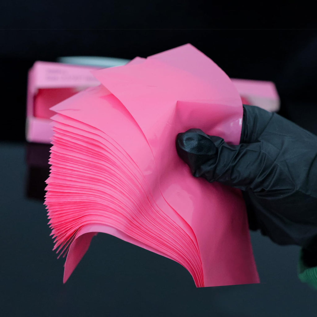 POPUPMU Tattoo Pen Machine Covers 200pcs Pink Pen Covers 2.4 inch X 7 inch Disposable Tattoo Gun Wrap Cartridge Machine Sleeves for Wireless Tattoo Pen Machine Kit Beginner Accessories Supply (Pink)