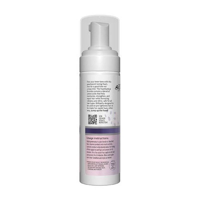 Splat Brilliant Toning Foam - Violet Frost Hair Toner | Lasts Up to 10 Washes, 5 oz, Vegan & Cruelty-Free